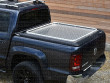 VW Amarok Mountain Top Alloy Chequer Plate Tonneau Cover - Loading Rail Option