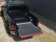 VW Amarok 2011-2020 fitted with the Full-Width Load Bed Slide - Rhino Finish