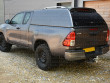 Toyota Hilux 16 On Extra Cab Carryboy 560 Commercial Hard Trucktop Blank Sided - Rear Corner View