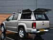 VW Amarok 2011-2020 Alpha CMX Canopy with Solid Doors - side doors displayed open