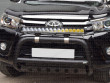 A-Bar With Axle Plate In Black Toyota Hilux 2016