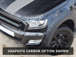 Raptor Stripe Fitted Onto A New Ford Ranger 2019 On - Front View From Above