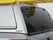 Dark tinted, E-marked safety glass to the rear tailgate