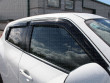Nissan Juke wind deflectors front view
