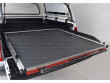 Non slip rubber covered sliding floor