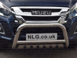 Isuzu Dmax 2017 accessory stainless steel bull bar with axle plate