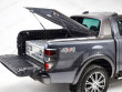 Aluminium pickup bed storage system with open drawer