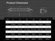 Predator Vision Single Row Product Dimension