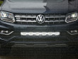 Front vehicle view of the VW Amarok 2017-2020 Predator 30" Light Bar 