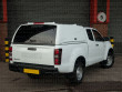 Dark tinted tailgate of the Protop hard top for DMax