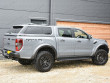 Ford Ranger Raptor fitted with an Alpha Type-E Truck Top In Conqueror Gray