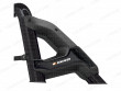 Side angle view of the VW Amarok 2011-2020 Black Sports Roll Bar 