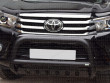Hilux 2016 EC A-Bar With Axle Plate In Black
