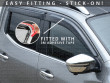 3M self-adhesive installation wind deflectors, Fiat Fullback 16 on