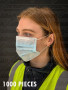 Soft 3 Ply Face Covering Safety Mask (KN80) x 1000