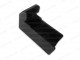 Aeroklas Hardtop Fixing Clamp Cover in Black abs plastic
