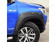 Toyota Hilux Invincible X 2018-2020 Wheel Arches - Matte Black With Small Rivets