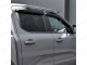 Ford Ranger Double Cab 2023- Dark Smoked Wind Deflectors - Set of 4