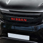 Navara NP300 matte black Grille with red Nissan logo