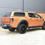 Ford Ranger double cab pickup with pop out windowed leisure hard top