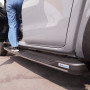 Aeroklas side bars with rubber top for the Isuzu D-Max