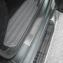 Stainless Steel Door Sill Protection fitted to the VW Amarok 2011-2020 