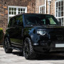 OE Style Side Steps for the new Land Rover Defender 110 in Black