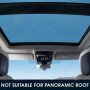 not suitable for vehicles with panoramic roof