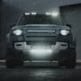 Defender 110 With Roof Light Pod And Number Plate Light Bar