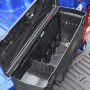 Right hand side pushed in swing case tool box
