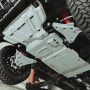 Side angle view of the Under Body Protection for the Ranger 2023- 