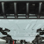 Close-up view of the Ford Ranger 2023- Under Body Protection - Radiator Guard