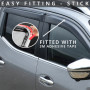 Stick on adhesive wind deflectors for D-Max