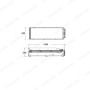 Dimensions of drawer system