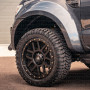 18x8 painted matte black Hawke Dakar Alloy Wheel Ranger 2012 On