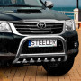 Toyota Hilux 2012-2016 Stainless Steel A-Bar with Axle Plate