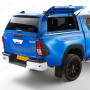 Alpha CMX twin side access doors and dark tinted tailgate door