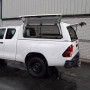 White ProTop Gullwing Hardtop for Hilux Extra Cab