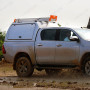 1D6 Silver Toyota Hilux Hardtop Canopy by ProTop