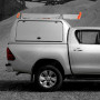 Toyota Hilux - ProTop High Roof Gullwing Canopy In 040 White With Solid Rear Door