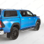 Toyota Hilux double cab wind deflectors, Carryboy leisure and black trim