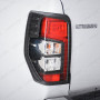 Mitsubishi L200 Series 6 Rear Light Surrounds - Black