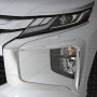 Mitsubishi L200 series 6 chrome fog light covers