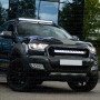 Ford Ranger fitted with Lazer Light LED T-24 Roof Bar and Grille Fitting