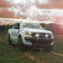 Ford Ranger grill fitted with Triple R-4 Elite Lazer Lights
