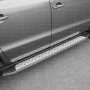 Trux M16 side running boards with stainless steel edge for the Fiat Fullback
