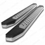M16 style alloy side running boards for Isuzu Dmax 2012