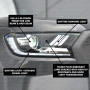 Ford Ranger 2019-2022 Mustang Style Headlights