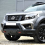 Nissan Navara NP300 fitted with black alloy wheels and front bumper
