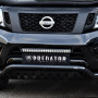 Front view of the Navara NP300 Predator Front Lower Bumper LED Light Bar